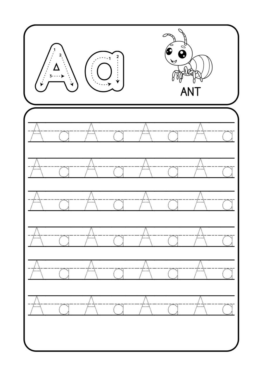 How to write my ALPHABET