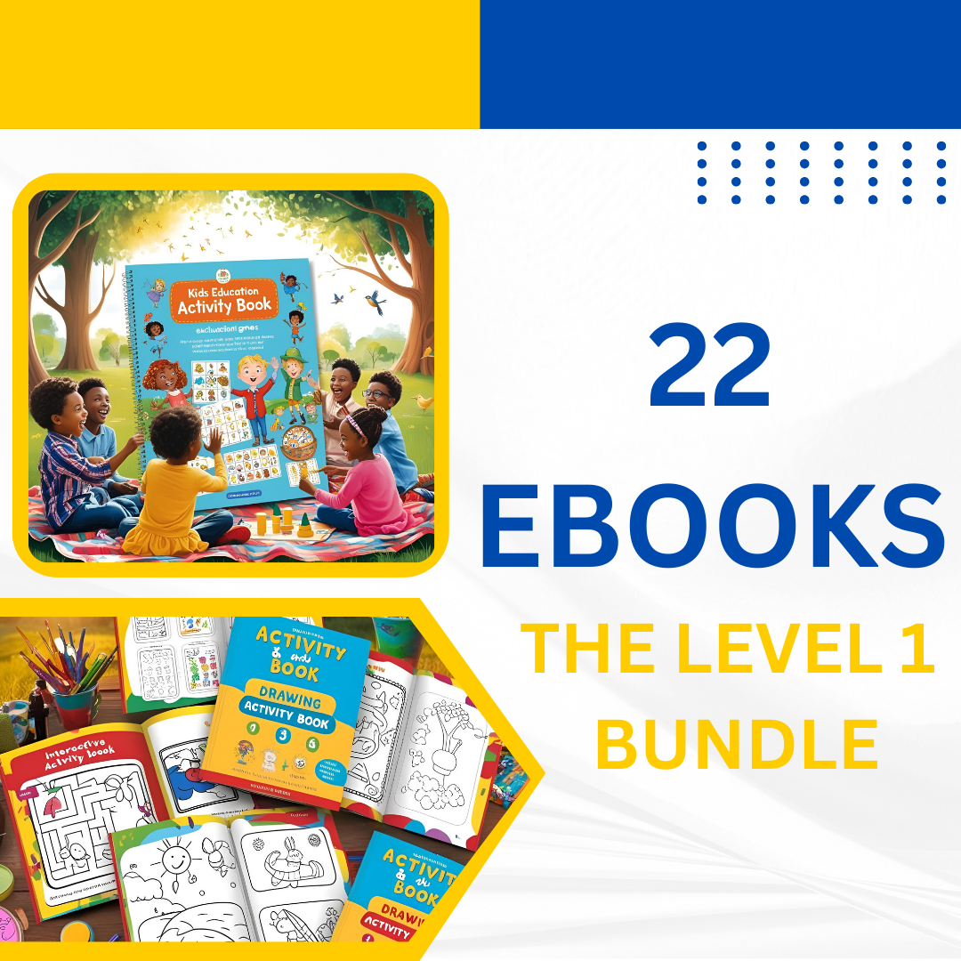 Pre-Kindergarten Bundle of 22 eBook educational developing materials