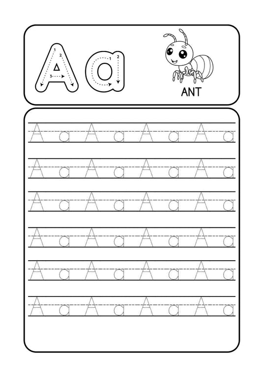 How to write my ALPHABET