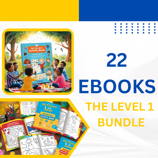 Pre-Kindergarten Bundle of 22 eBook educational developing materials