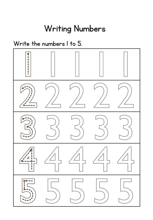 Learining numbers